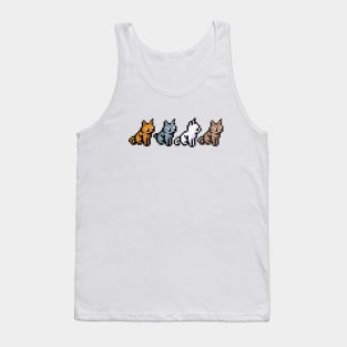 Cats pixels Tank Top